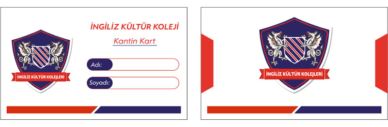 ingiliz kultur koleji kantin karti